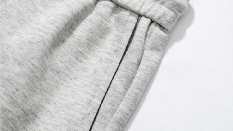 Elastic High Waist Drawstring Sports Soft Cotton Shorts 